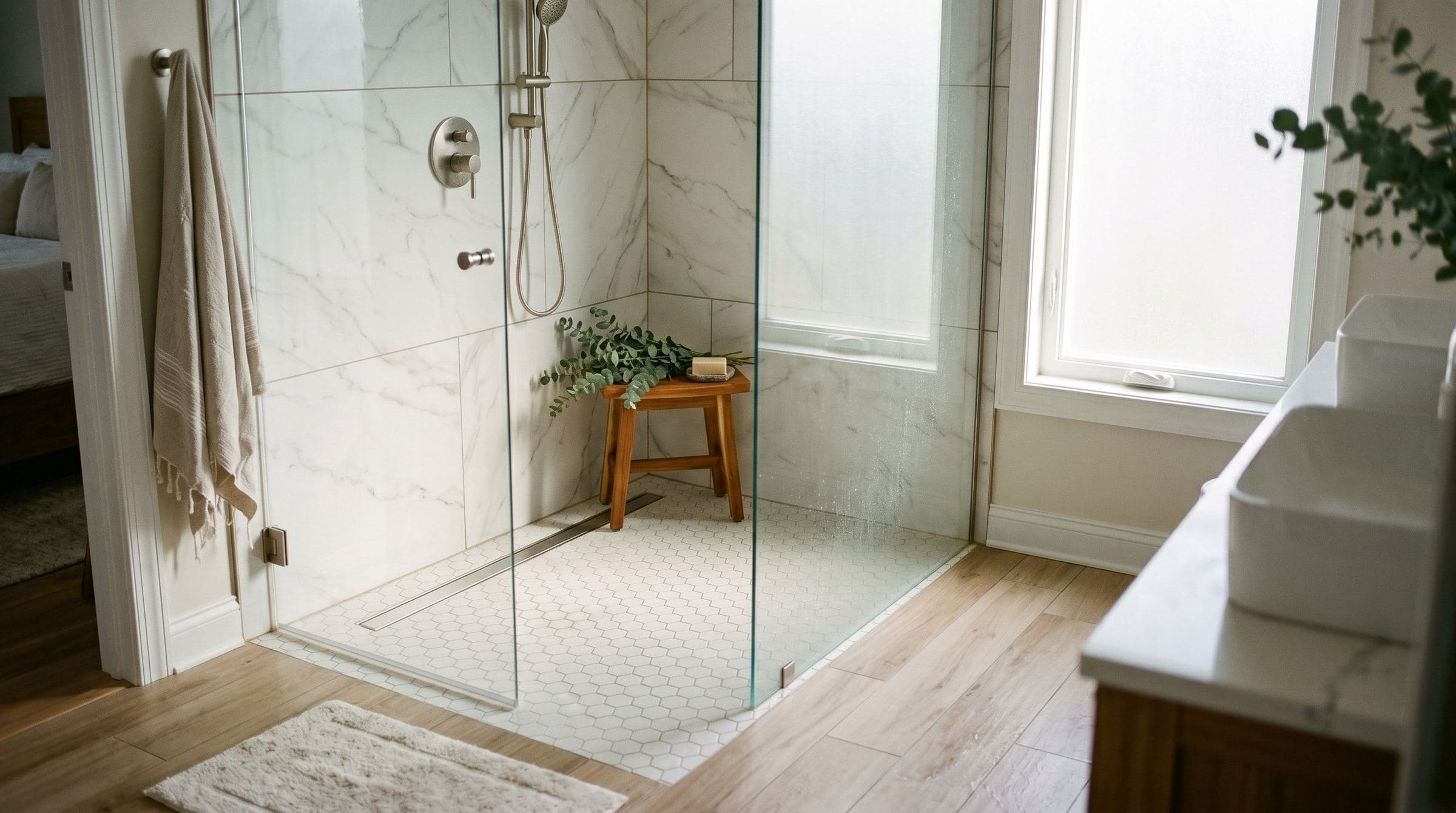 Curbless Showers at the Jersey Shore: What It Takes to Tile a Zero-Threshold Shower Right — tile and stone guide by JL Tile & Stone, New Jersey